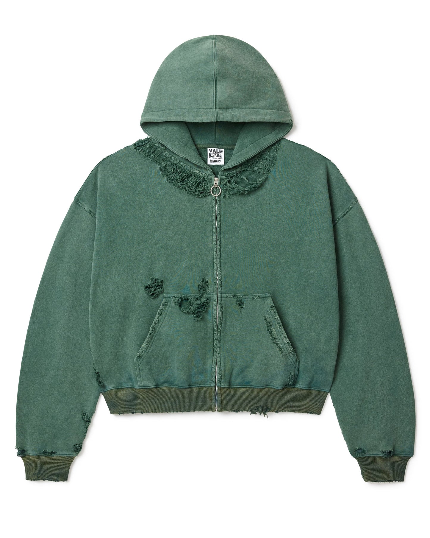 PINE DESTROYER ZIP UP HOODIE