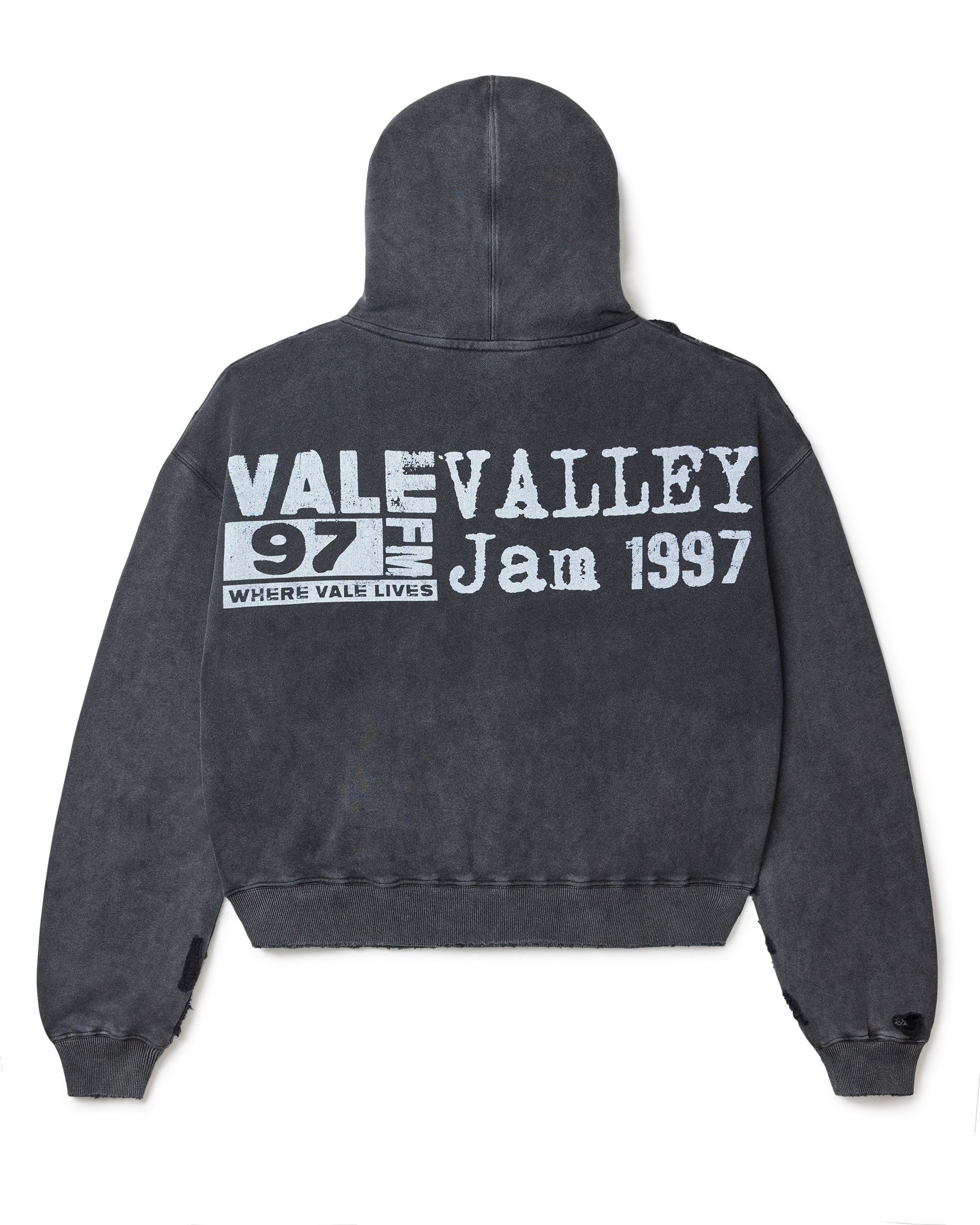 BLACK BIG CHAIN HOODIE – VALE NYC FLAGSHIP