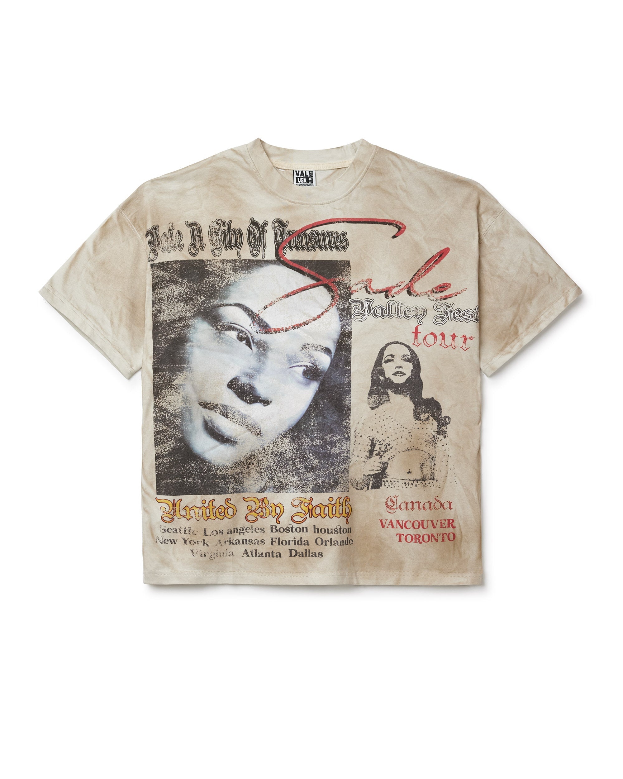 VALLEY TOUR CREME TEE – VALE NYC FLAGSHIP