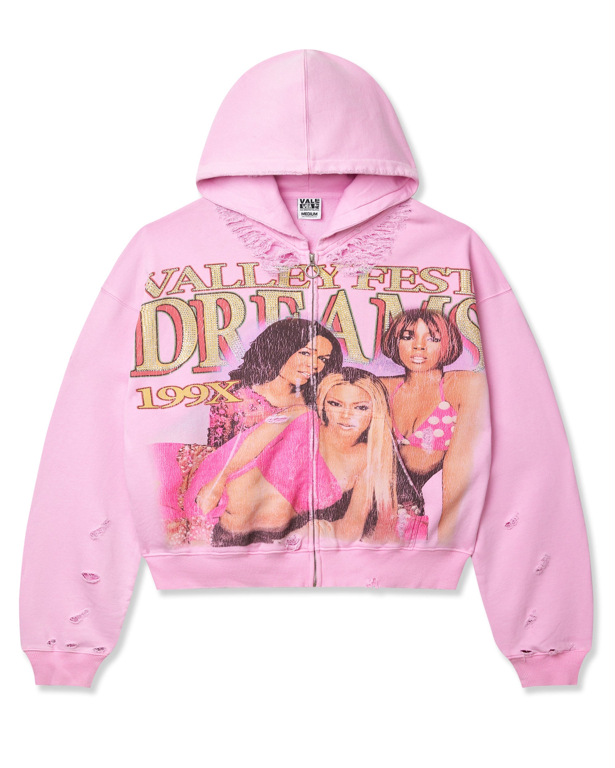 DREAMS ZIP UP HOODIE – VALE NYC FLAGSHIP