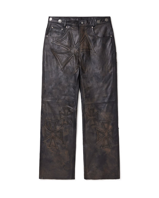 LEATHER CROXXX DENIM