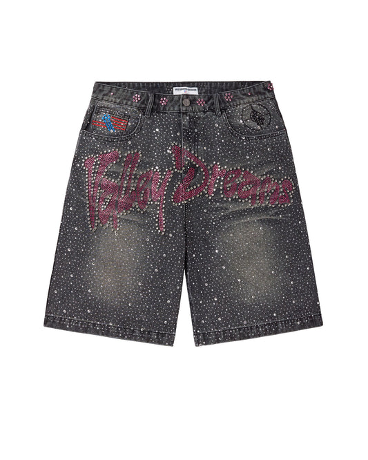 BLACK ICED OUT JORTS