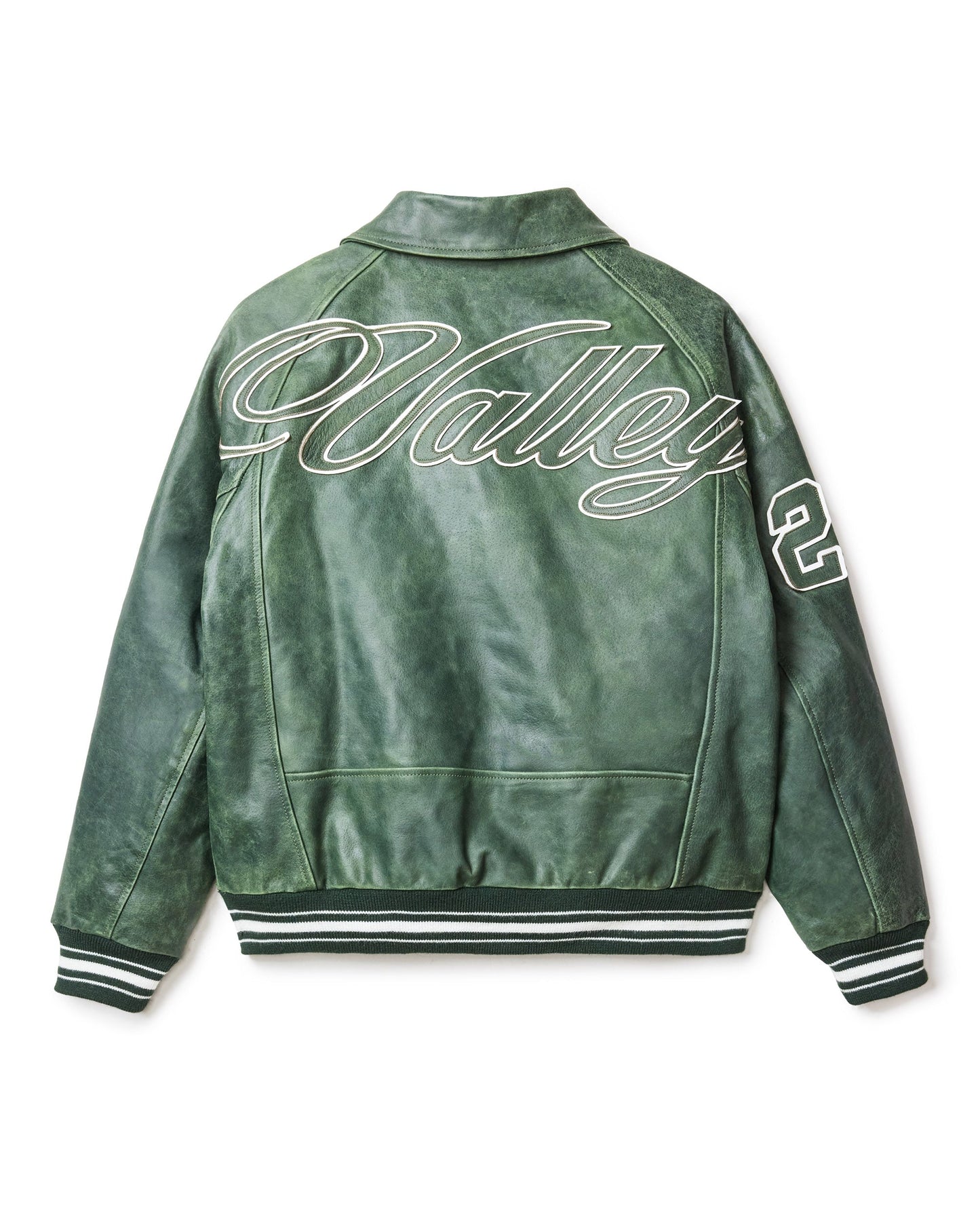 OLIVE VALLEY LEATHER JACKET