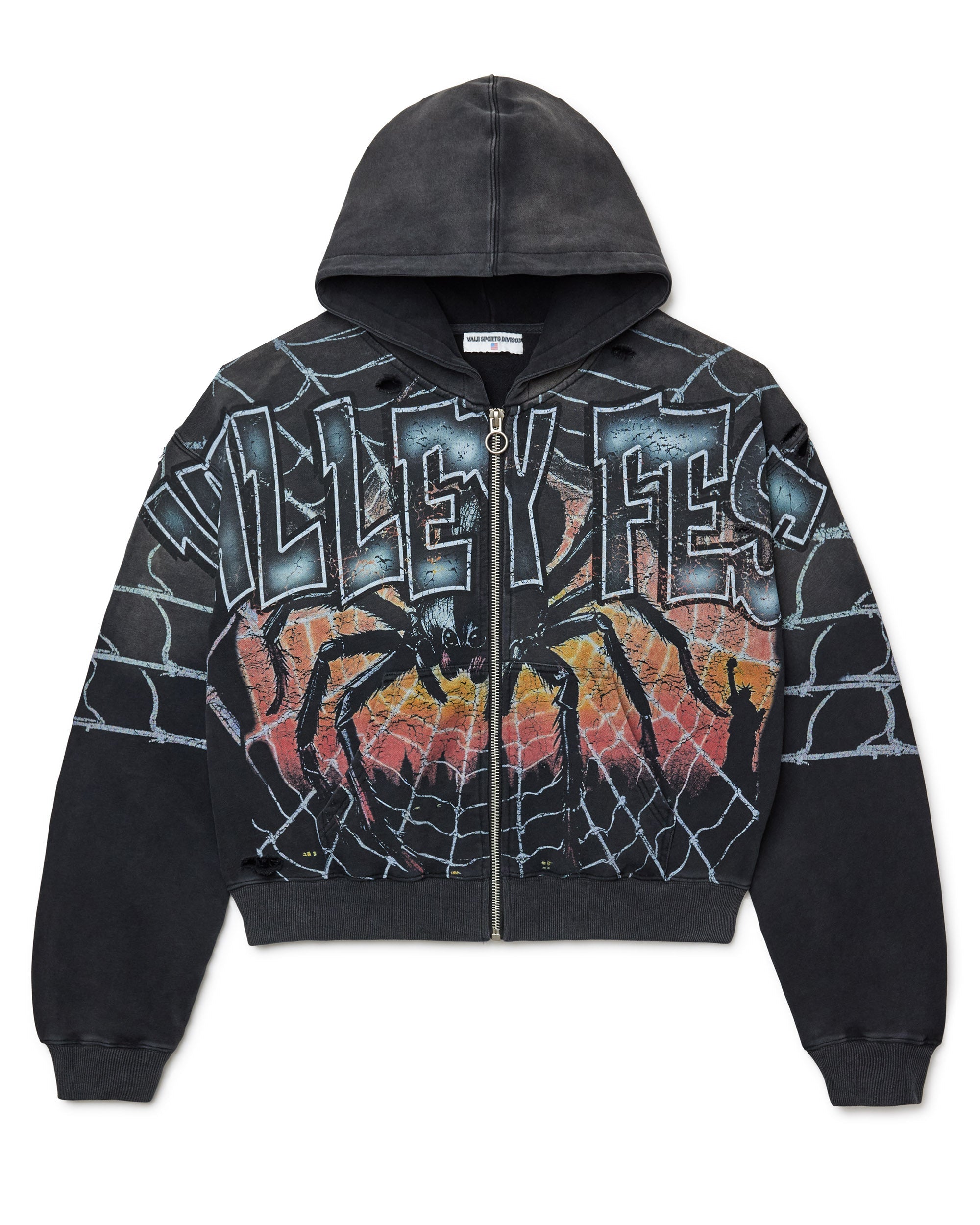 WIDOW BIG ZIP UP HOODIE – VALE NYC FLAGSHIP