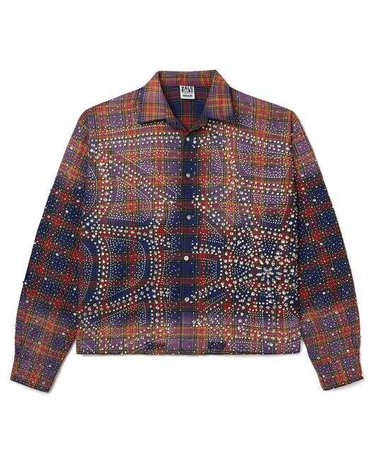 PURPLE FEVER FLANNEL