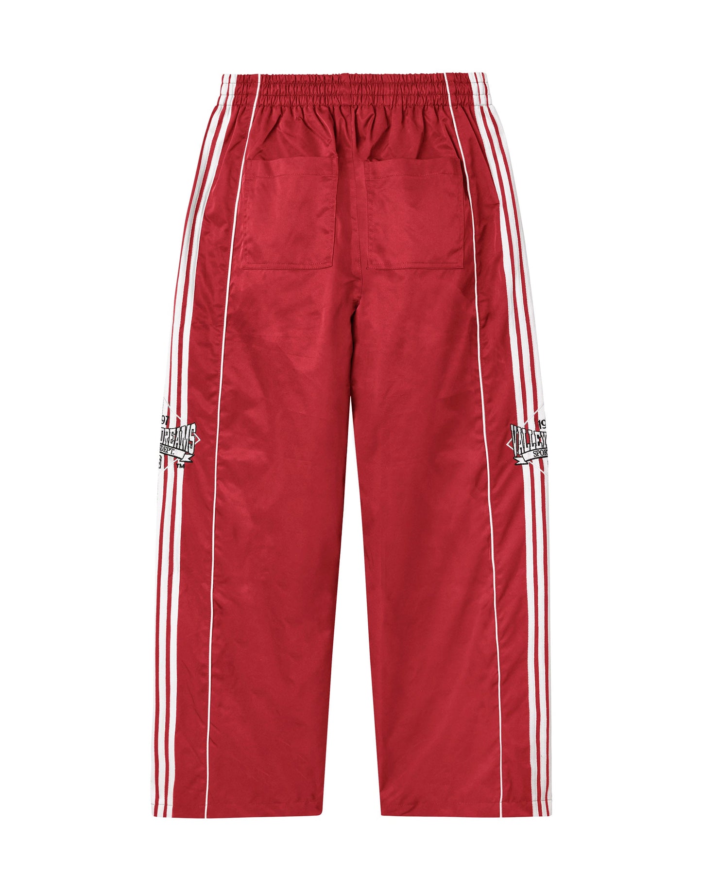 RED STRIPE TRACK PANTS