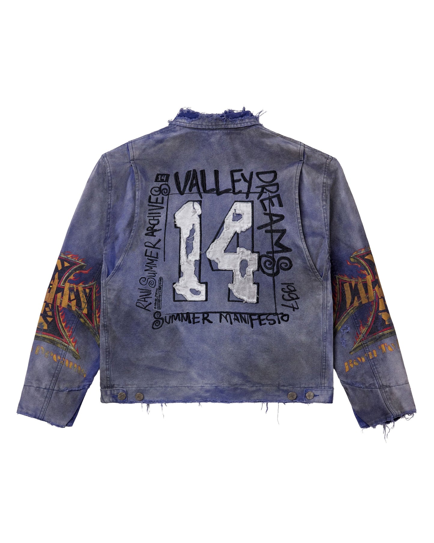DESTRUCTION WORK JACKET [INDIGO]