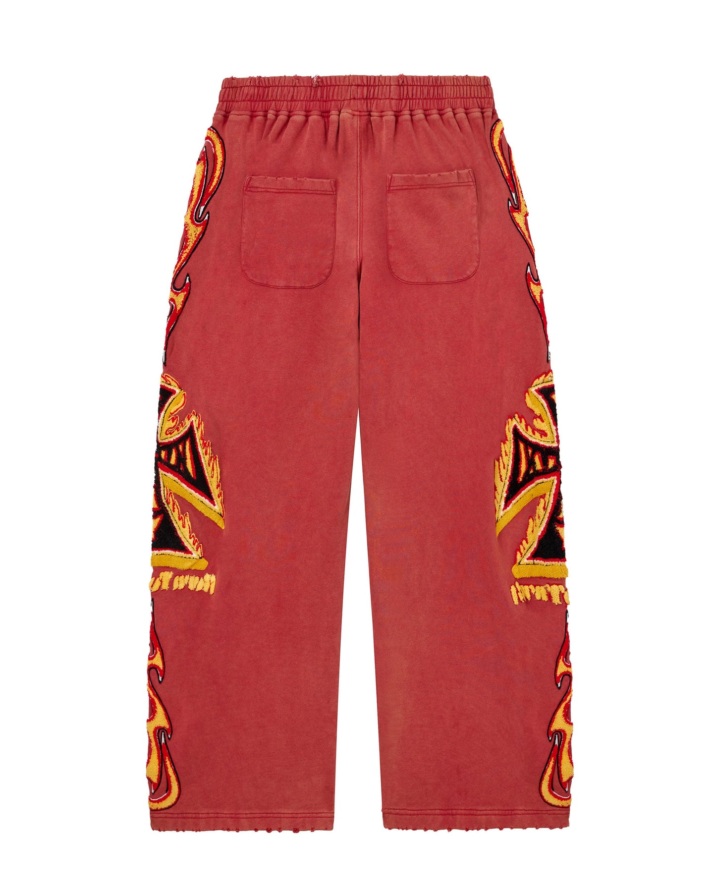 LA FLARE SWEATS [RED]