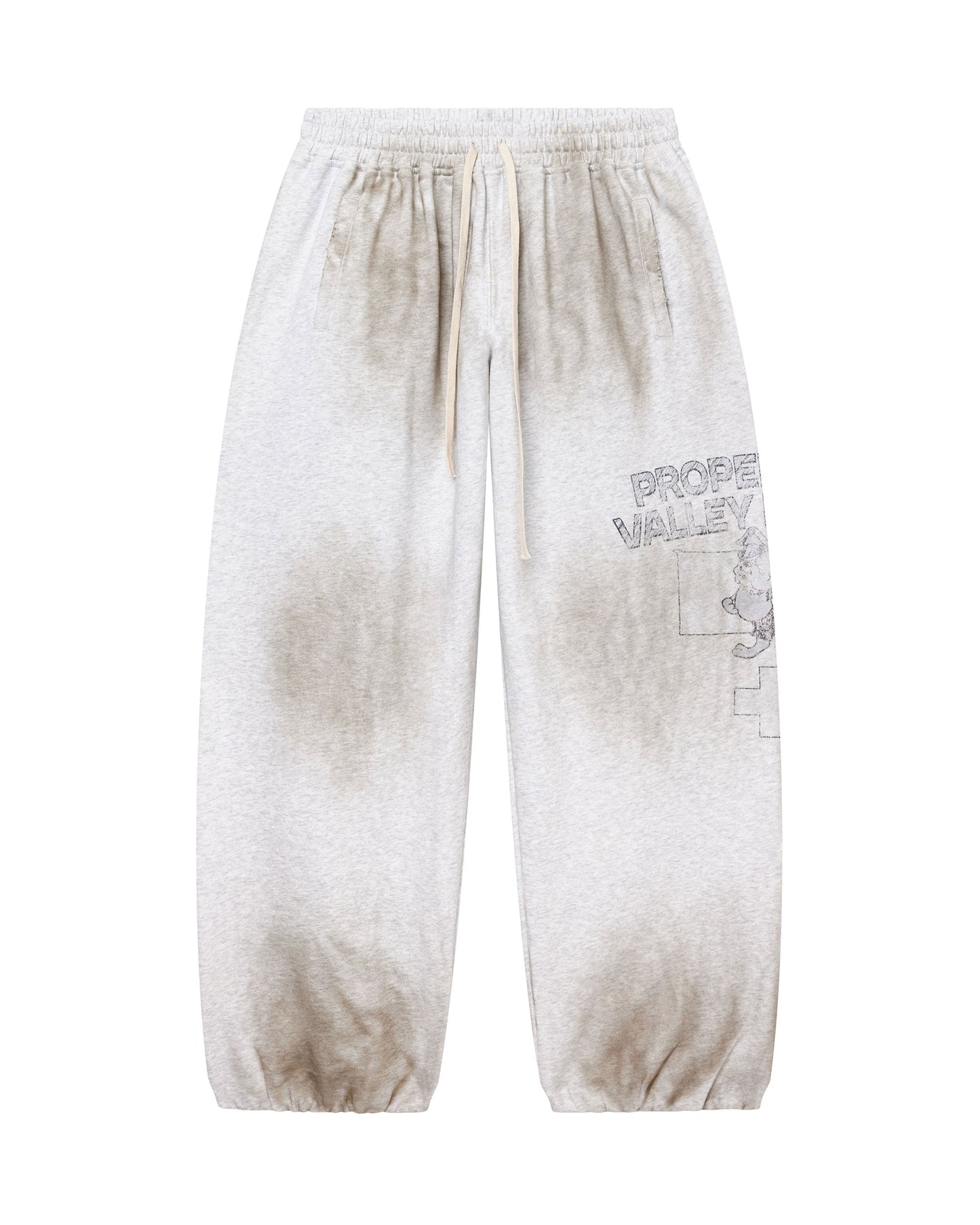 PRISON BREAK SWEATS [GREY]