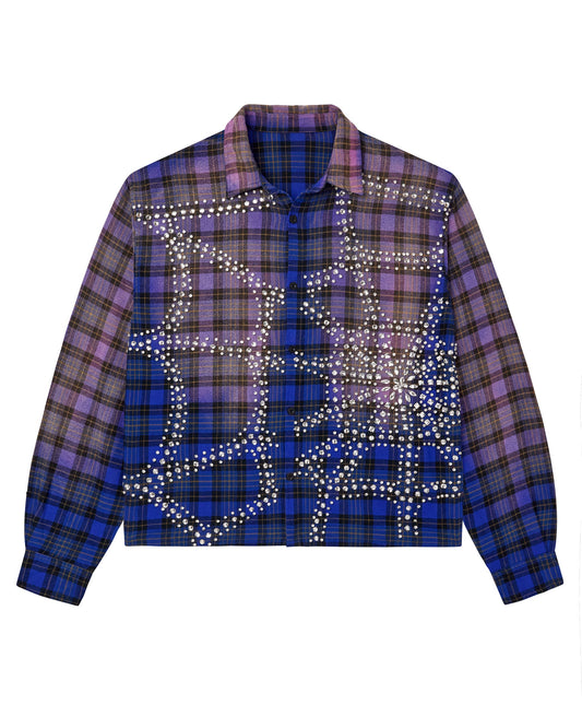 BLUE INFERNO FLANNEL