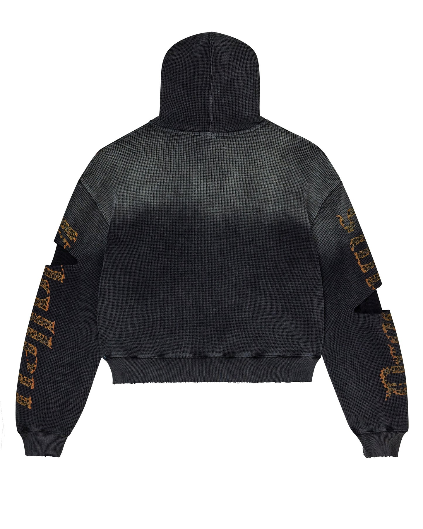 GLITCH ZIP UP [BLACK]