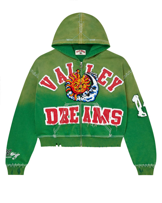 SUNNY ZIP UP [GREEN]