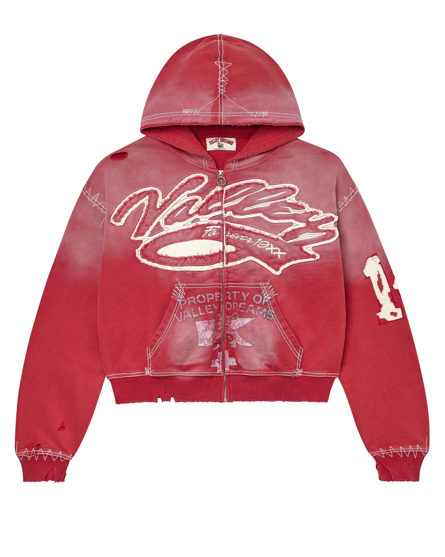 RELIGION ZIP UP [BURN RED]