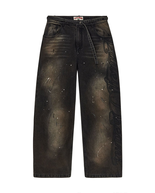 BIG STITCH DENIM [BLACK]