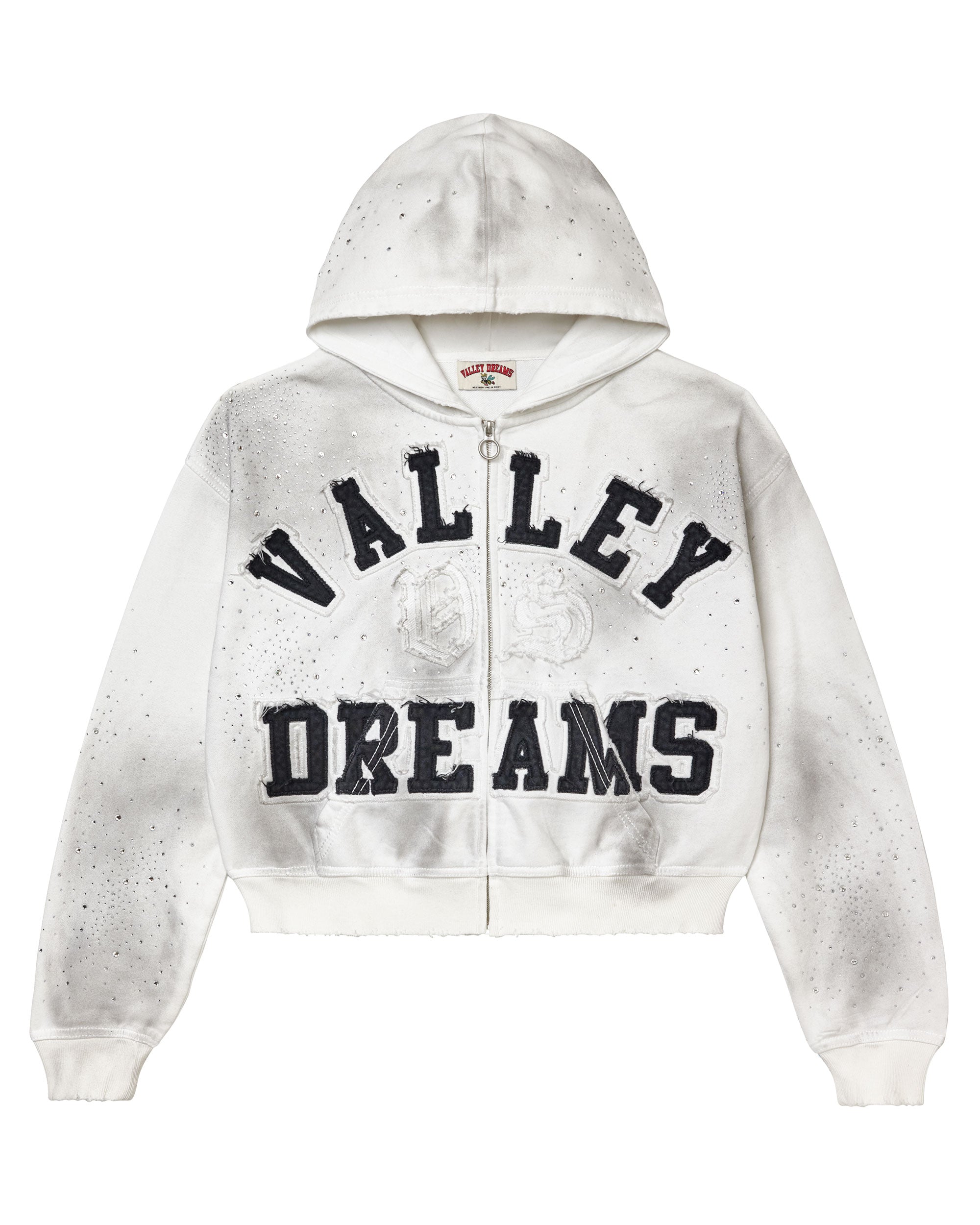 CLASSICO ZIP UP HOODIE [WHITE] – VALE NYC FLAGSHIP