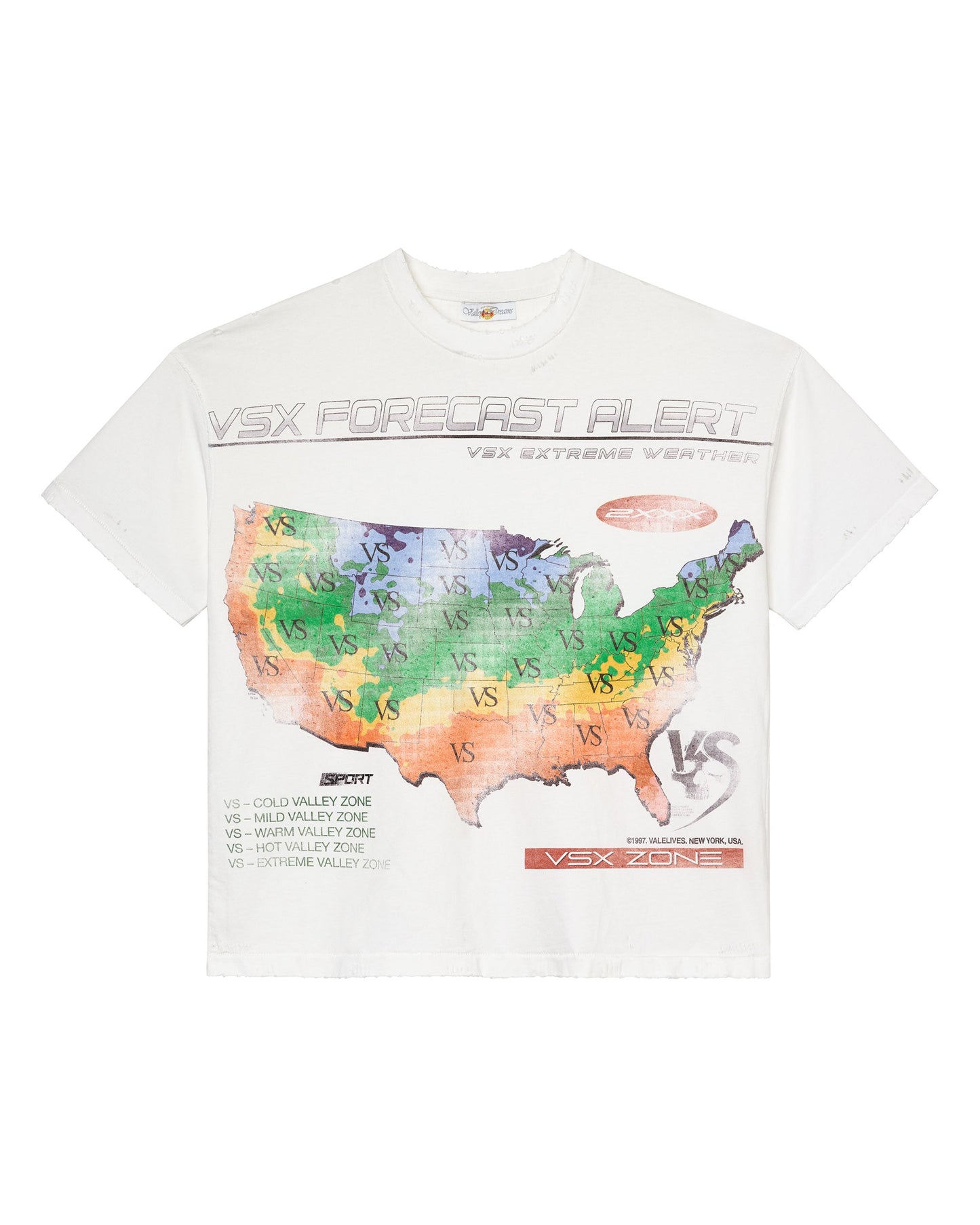 WEATHERMAN TEE [WHITE]