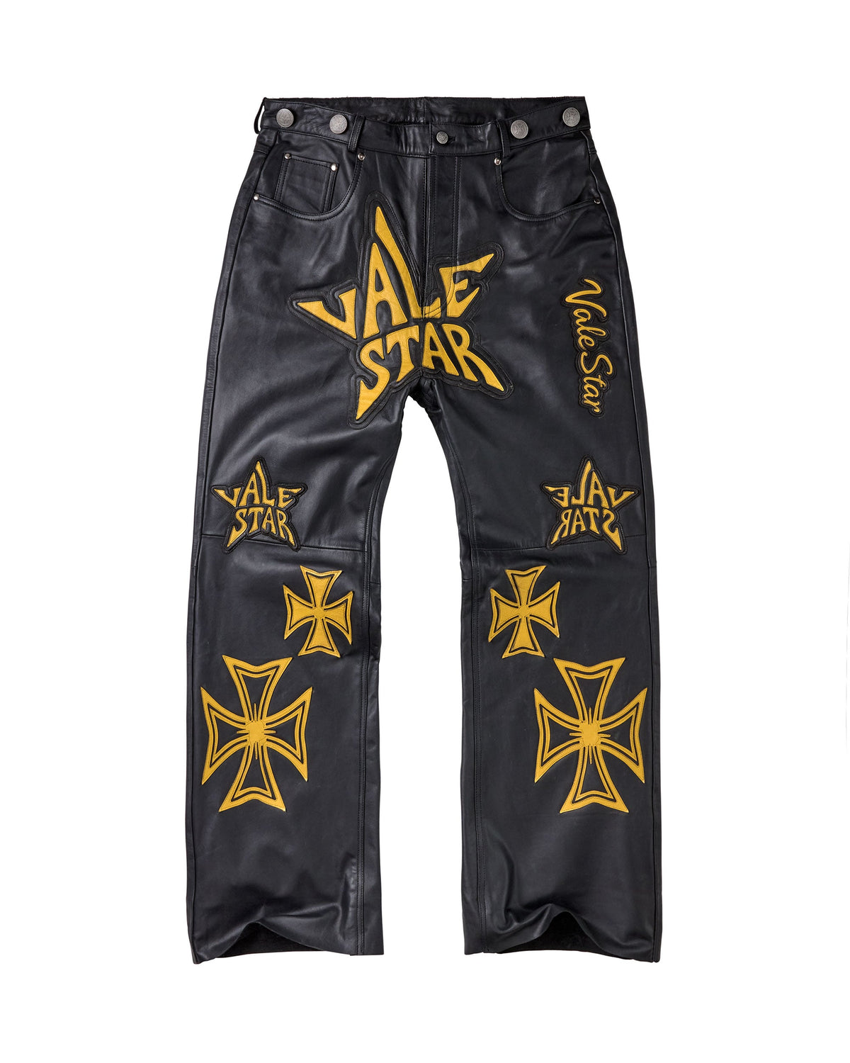 ALLSTAR LEATHER PANTS [CANARY]