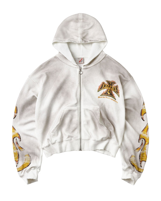 REBORN WAFFLE ZIP UP