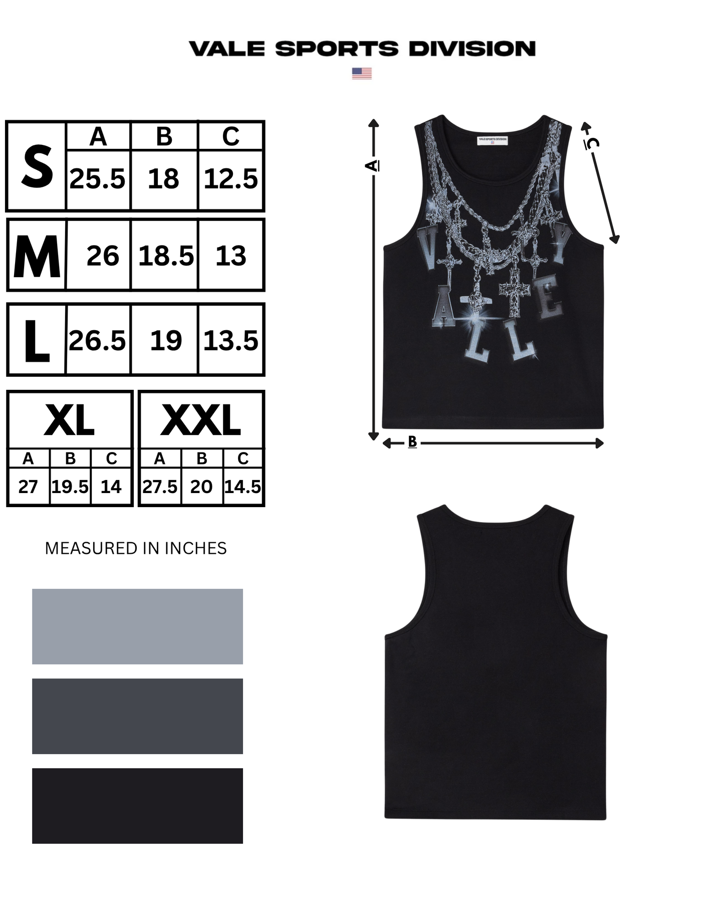 BLACK CHAIN TANK