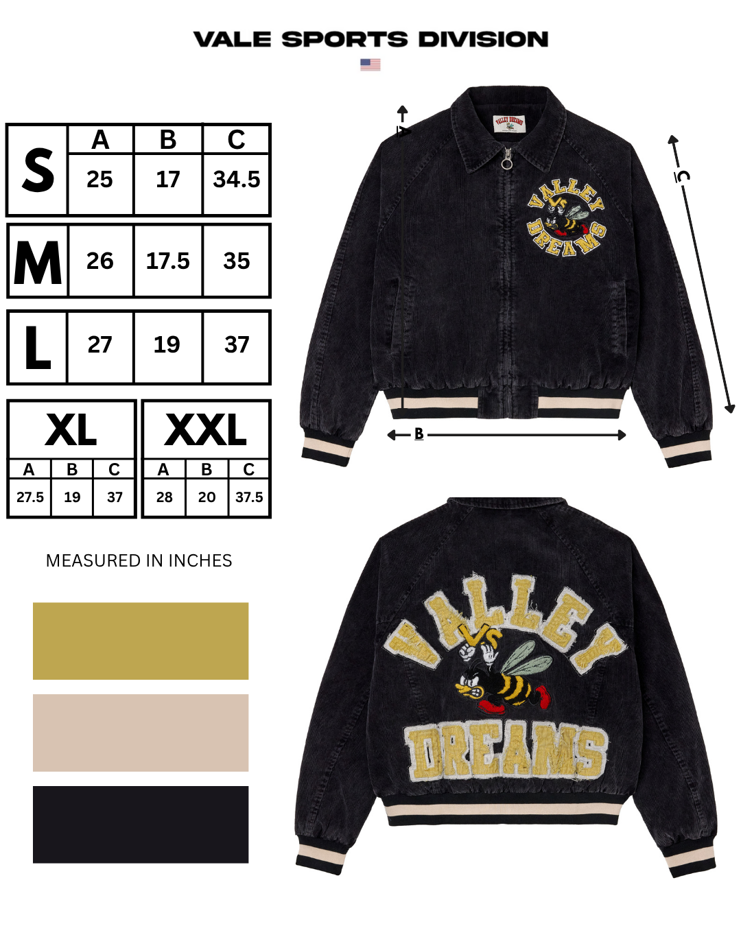 ANGRY BEE JACKET [BLACK]