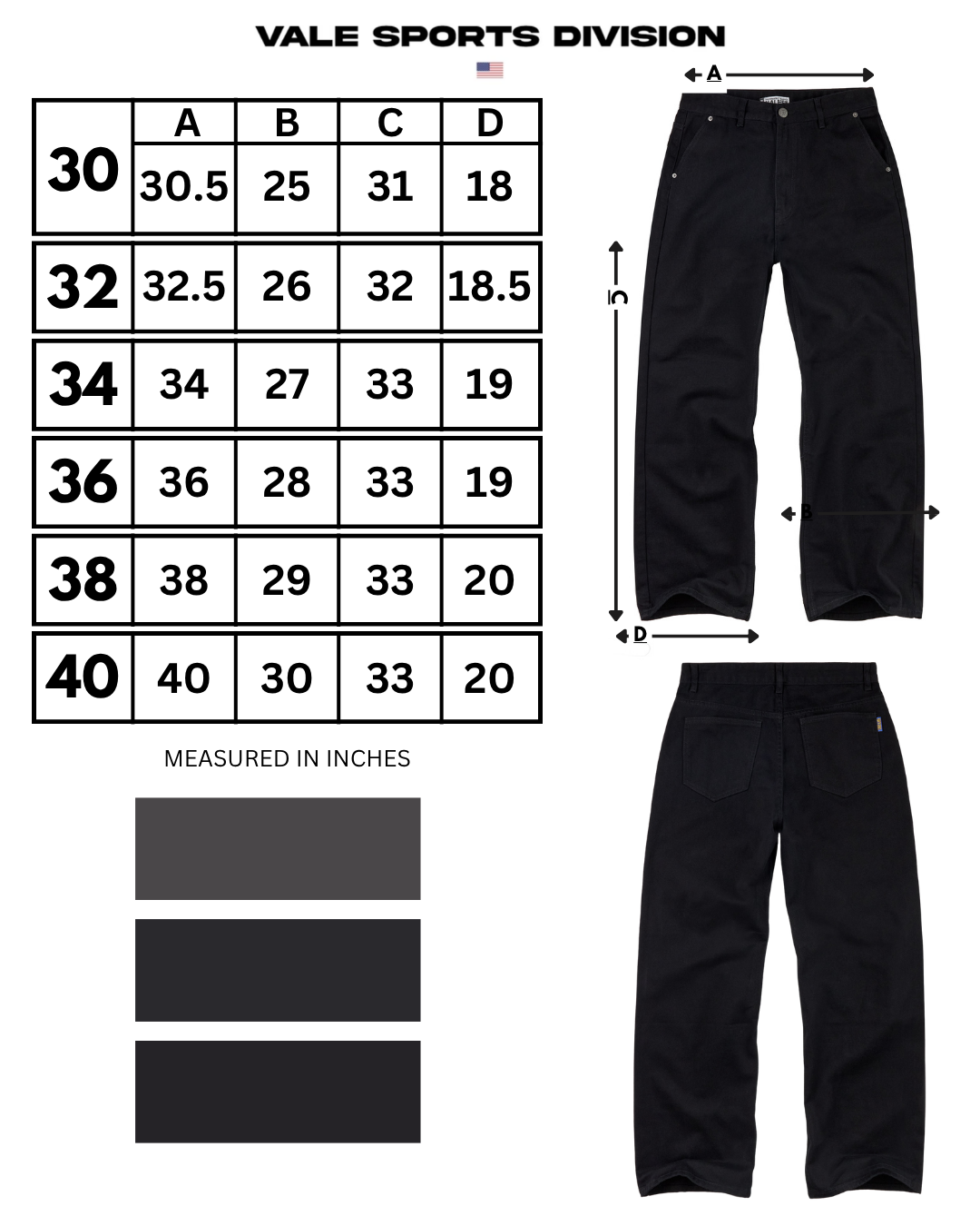BUCKS JEANS [BLACK]