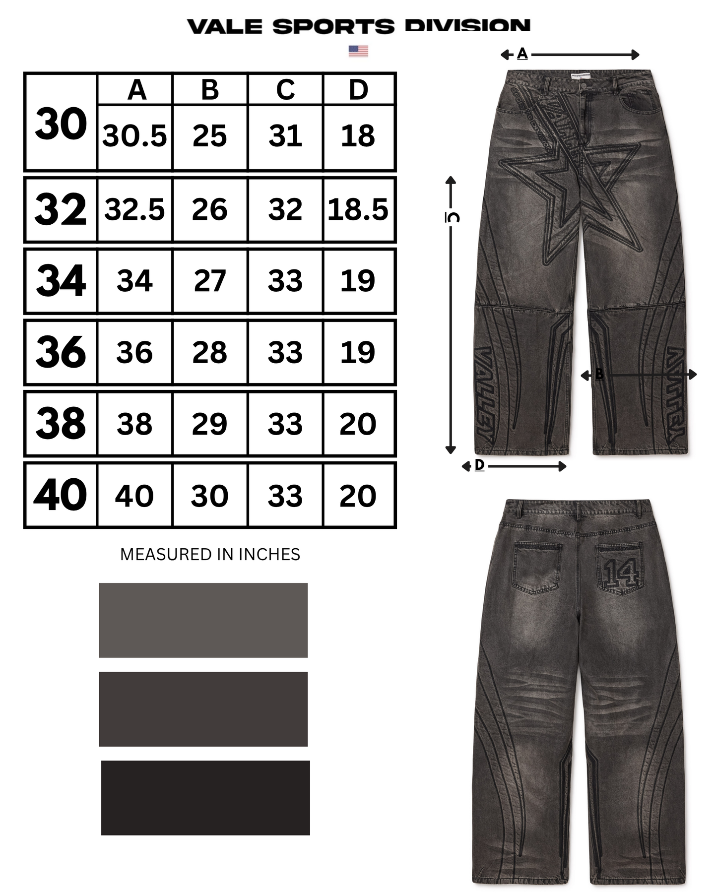 BLACK MOTOCROXXX PINES DENIM