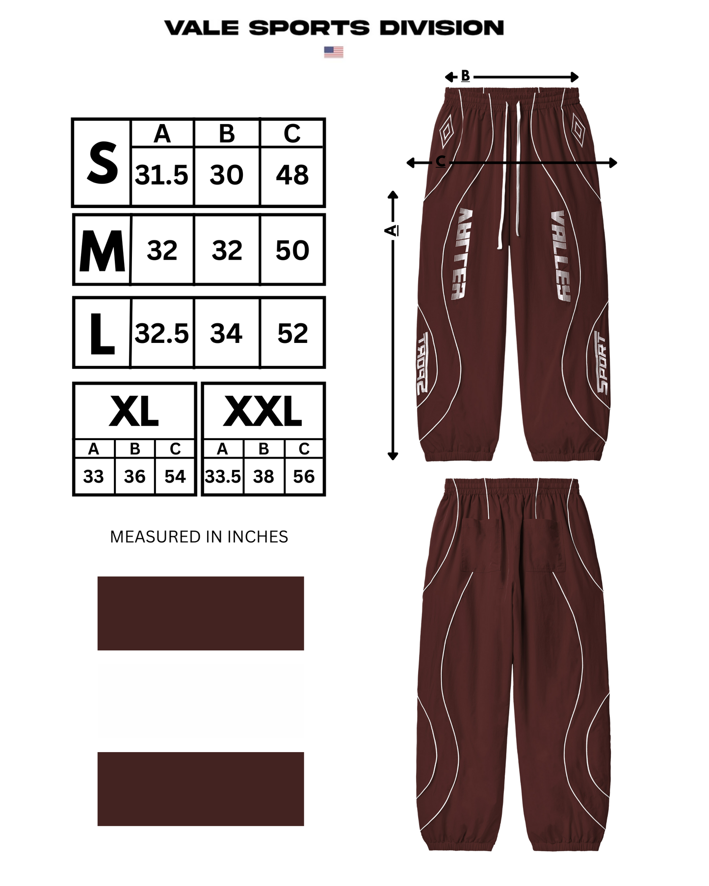 CHOCOLATE SWISH PANTS