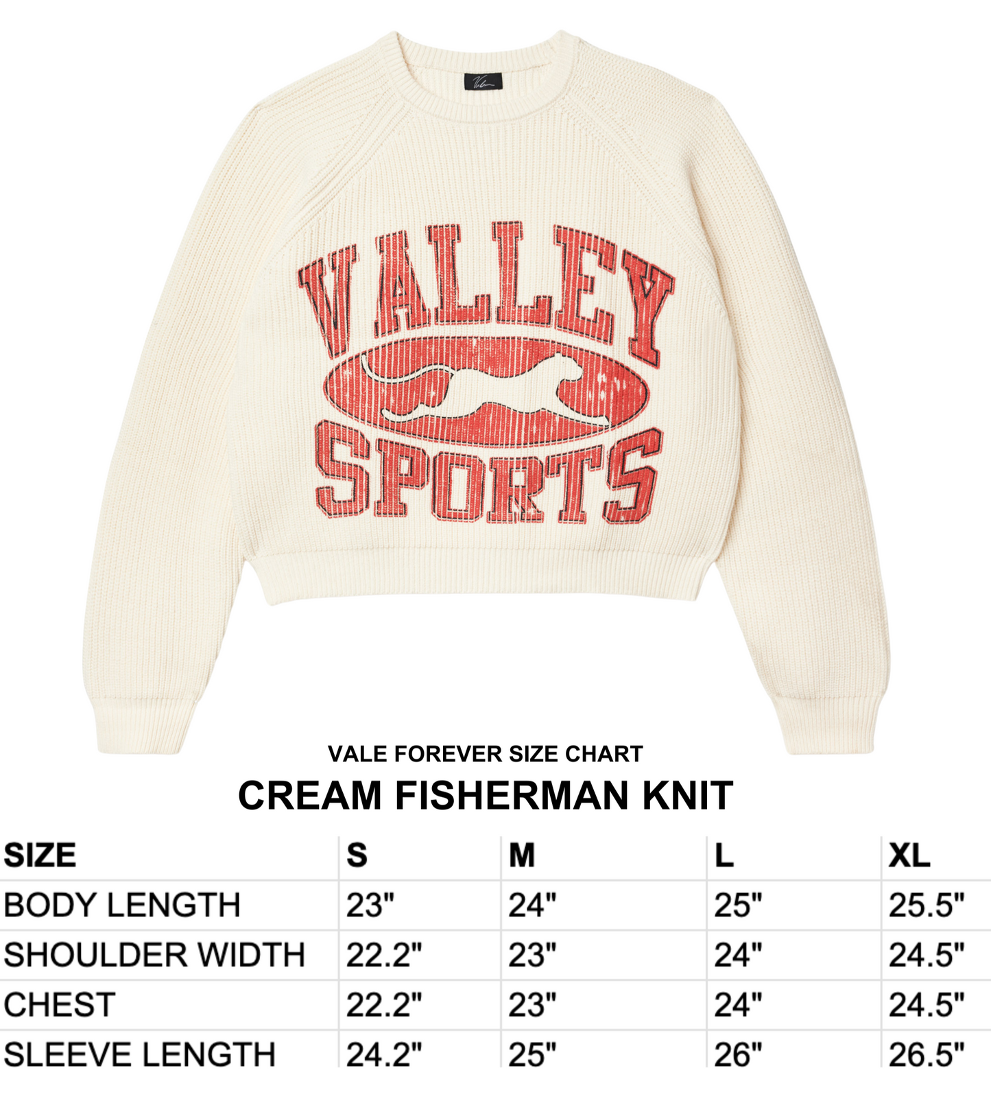 CREAM FISHERMAN KNIT