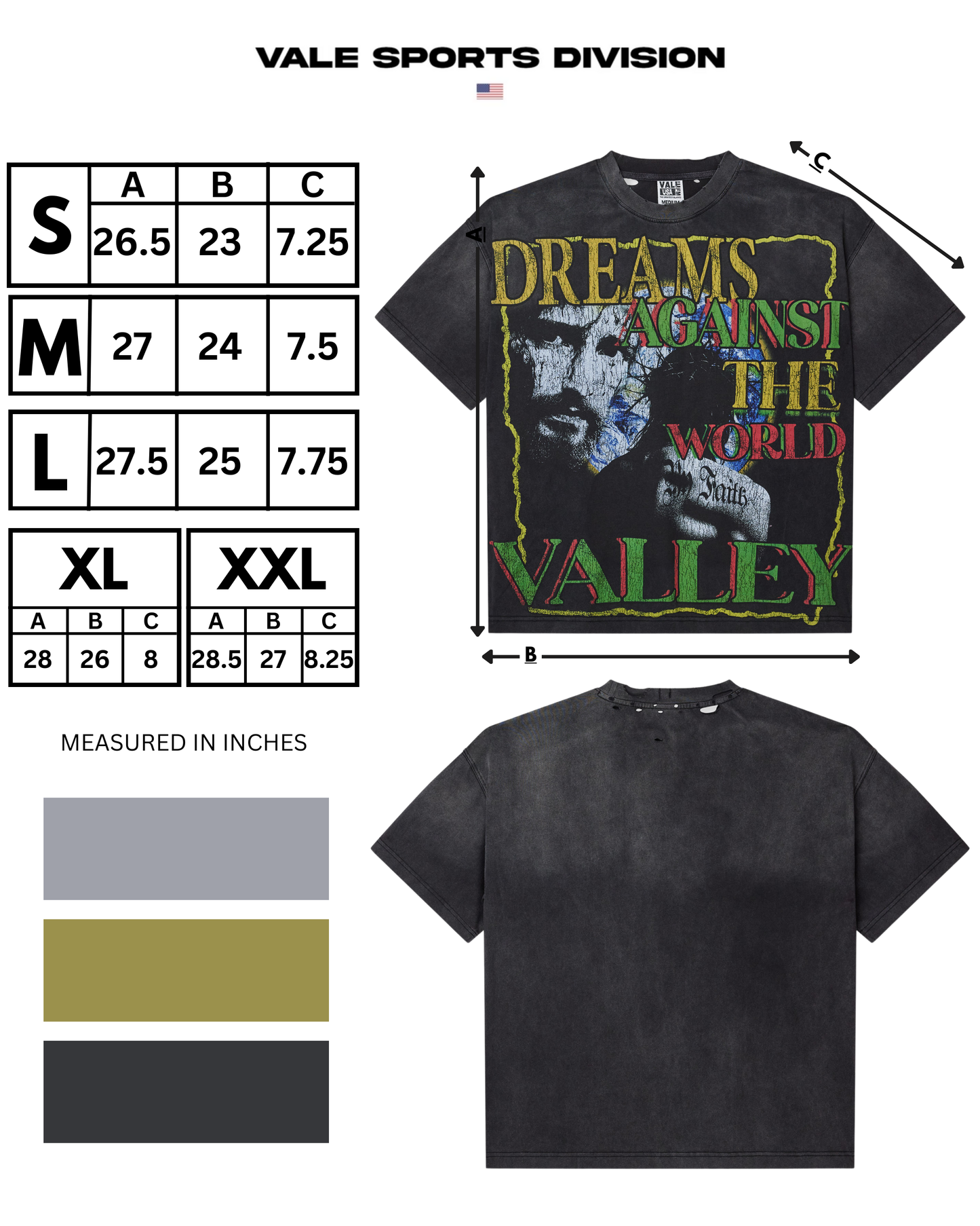 DREAMS VS WORLD TEE