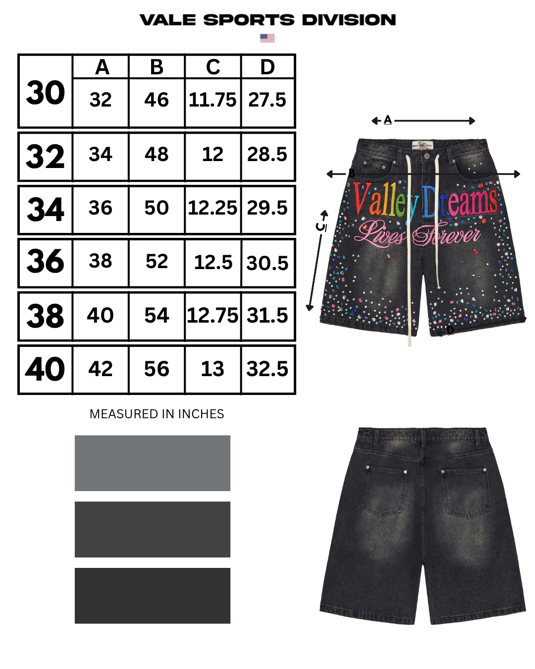 ICE CREAM JORTS [BLACK]