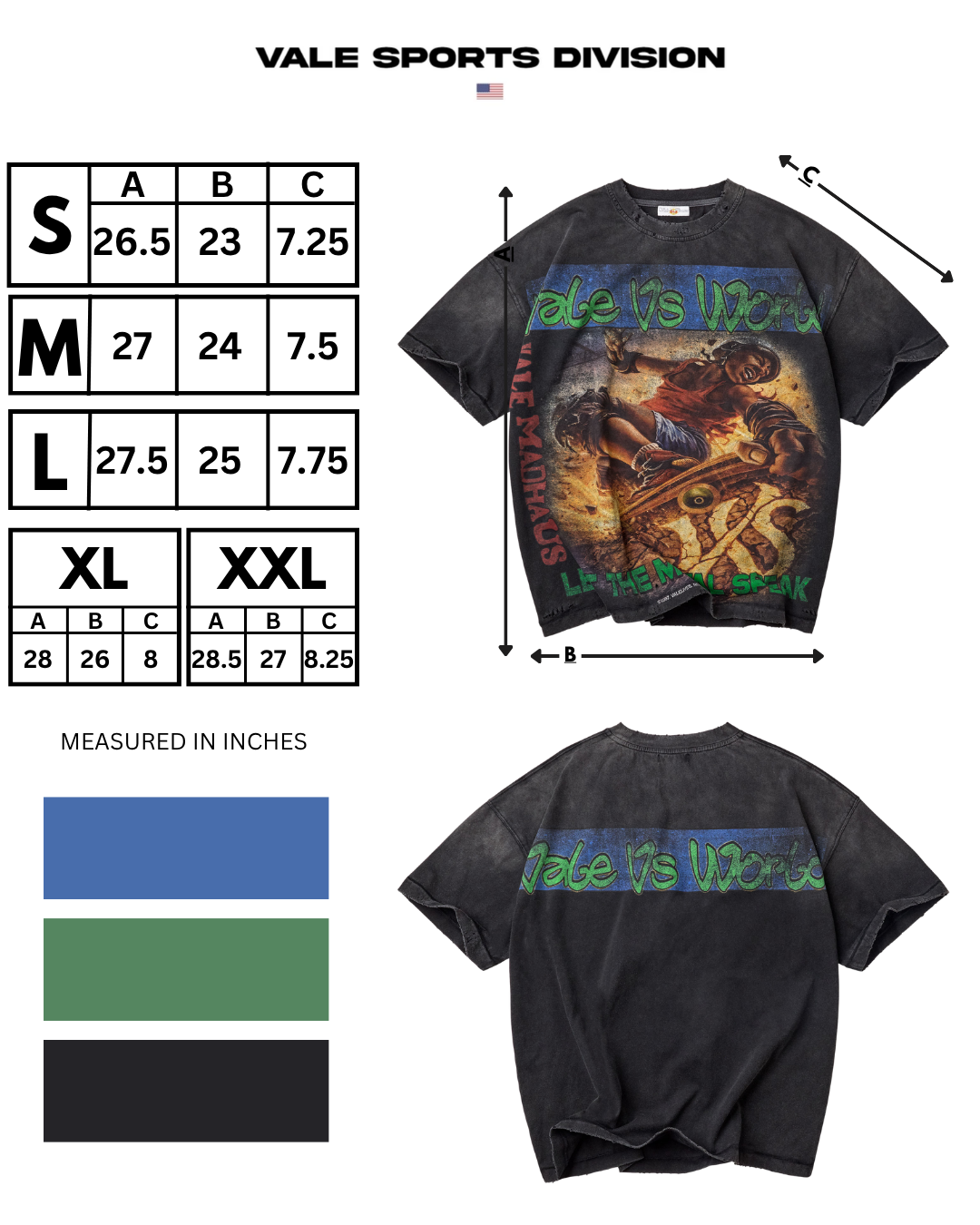 METAL SPEAKER TEE  [BLACK]