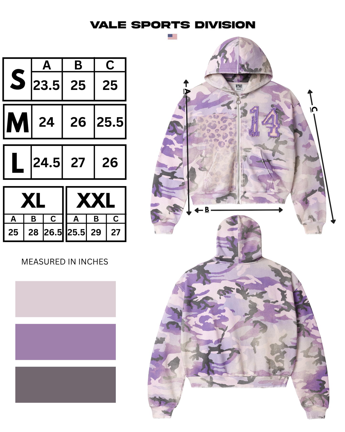 PURPLE WAYNE ZIP UP