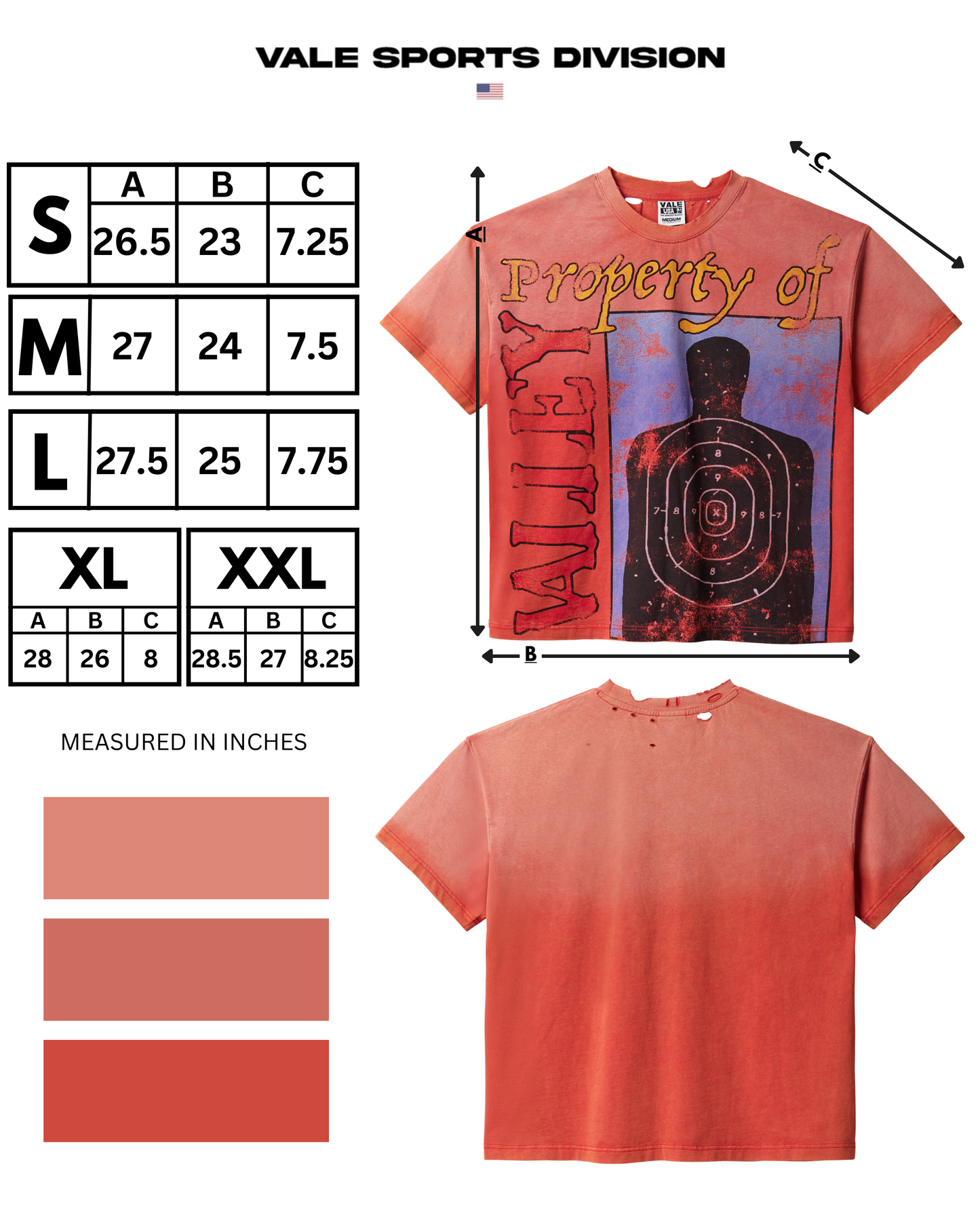 RED TARGET PRACTICE TEE