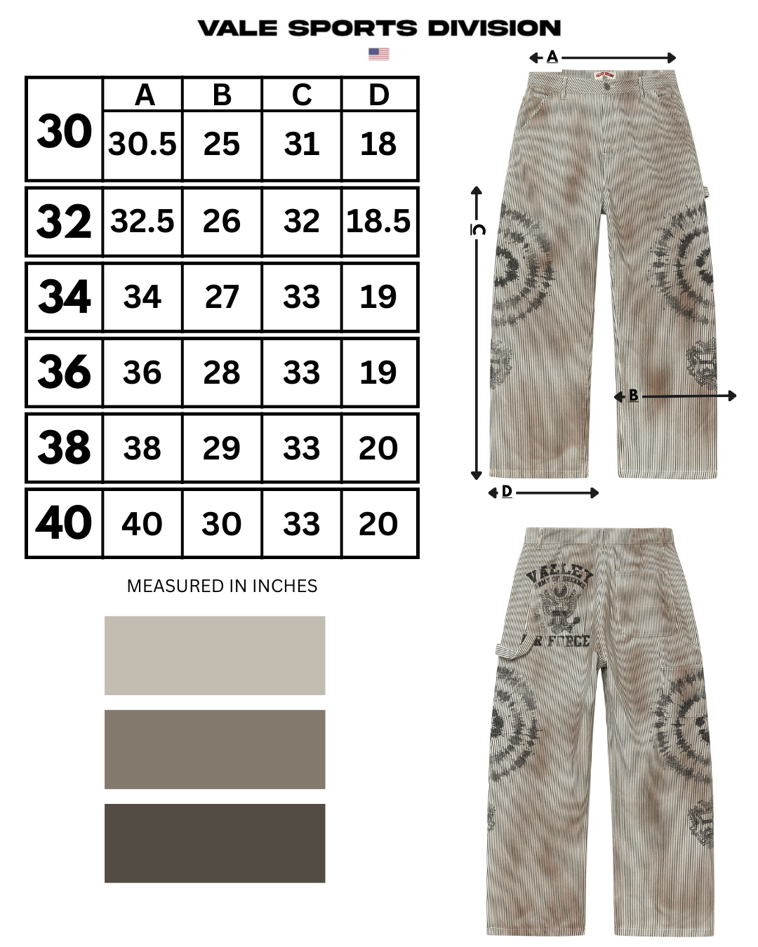SPIRAL WORKPANTS
