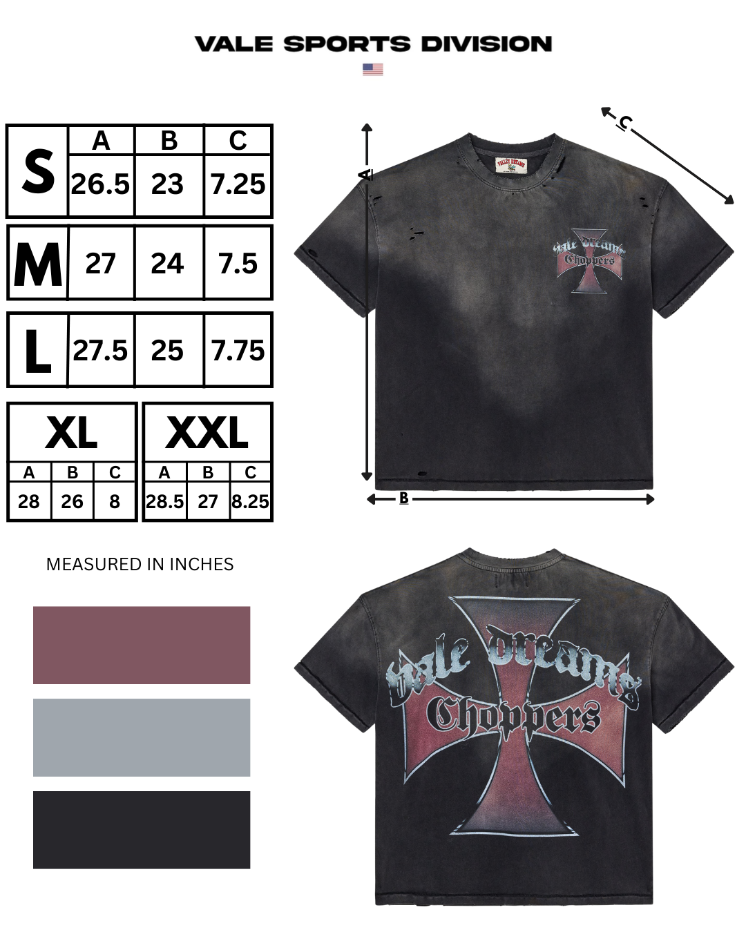 VALE CHOPPER TEE