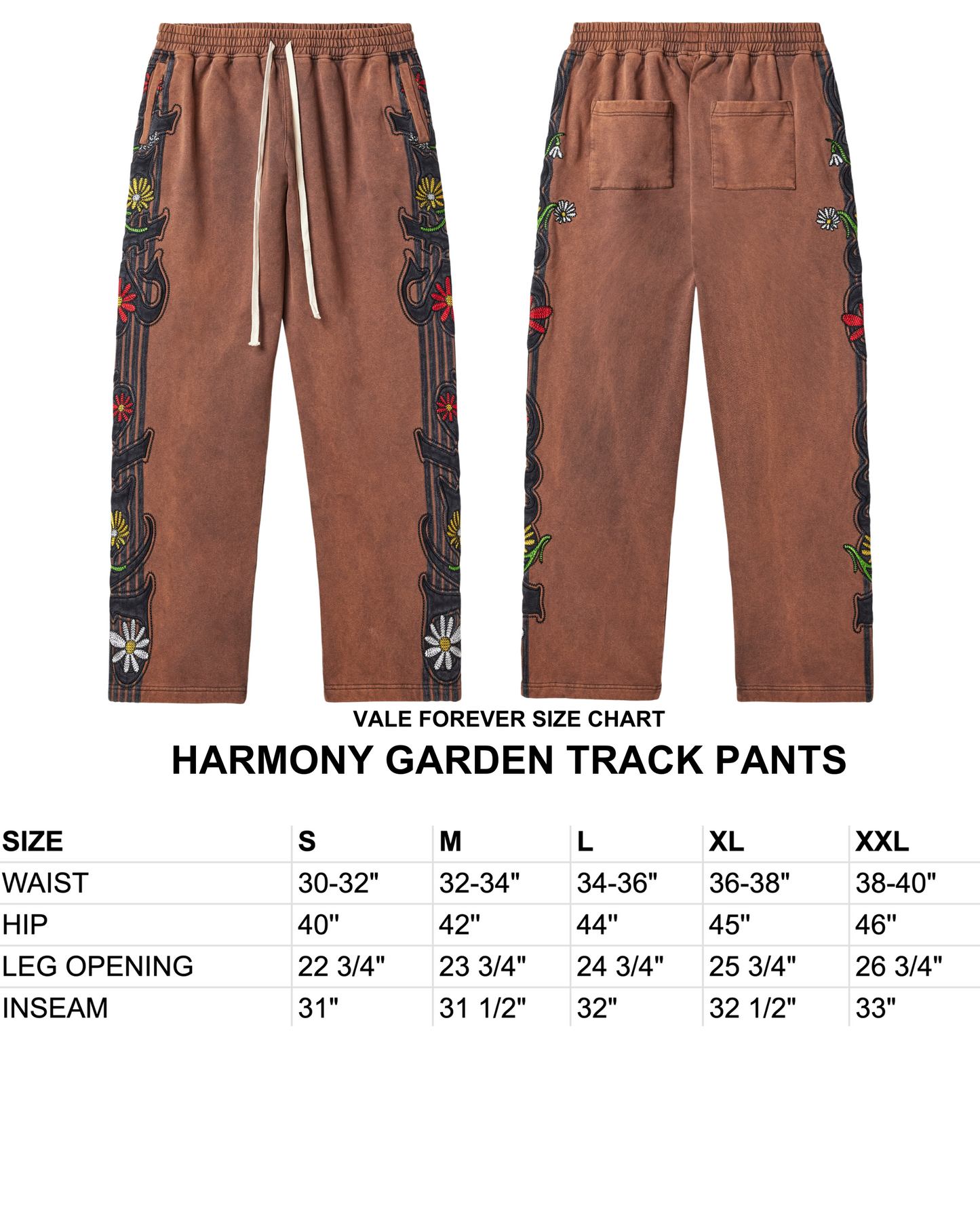 HARMONY GARDEN TRACK PANTS