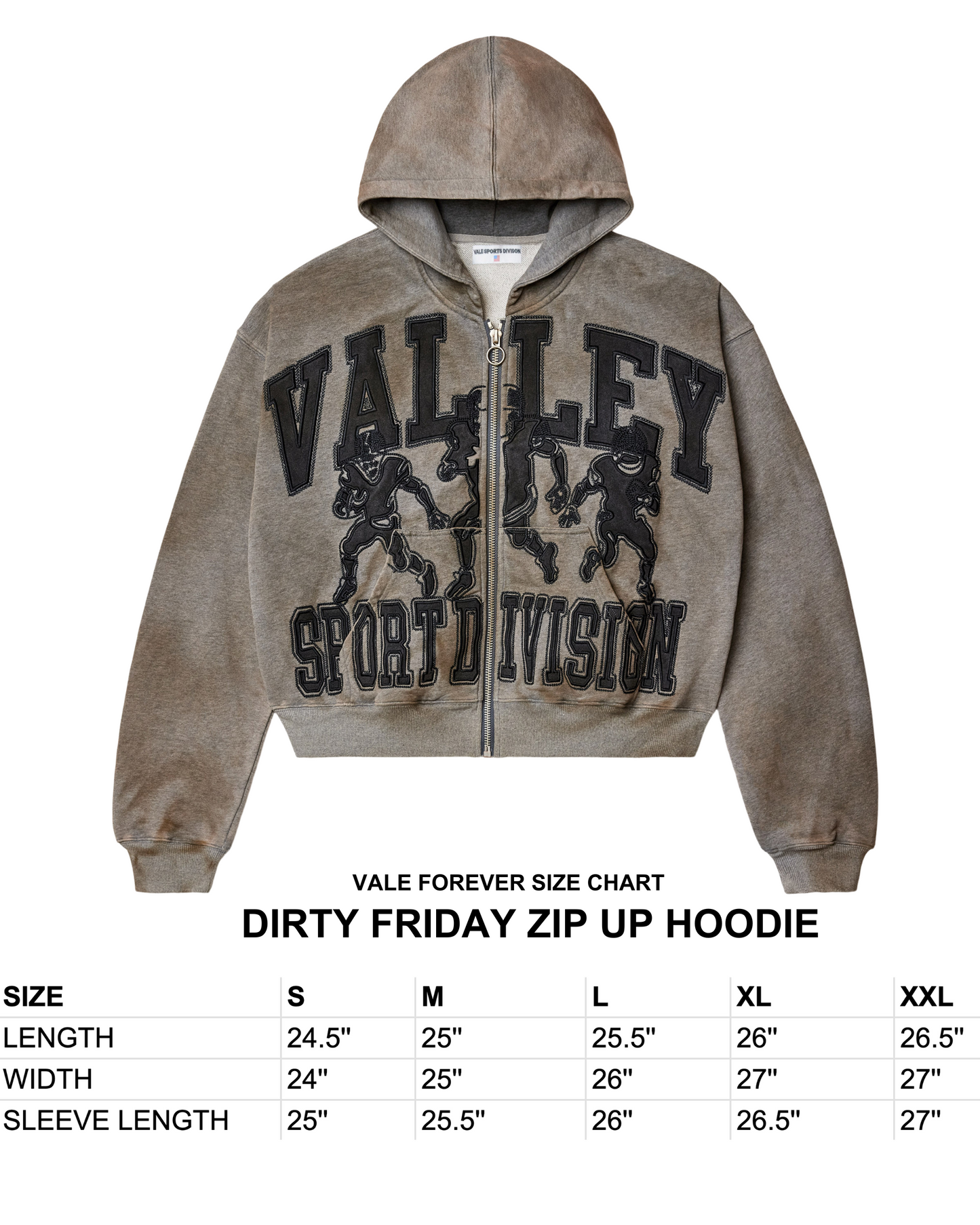 DIRTY FRIDAY ZIP UP HOODIE