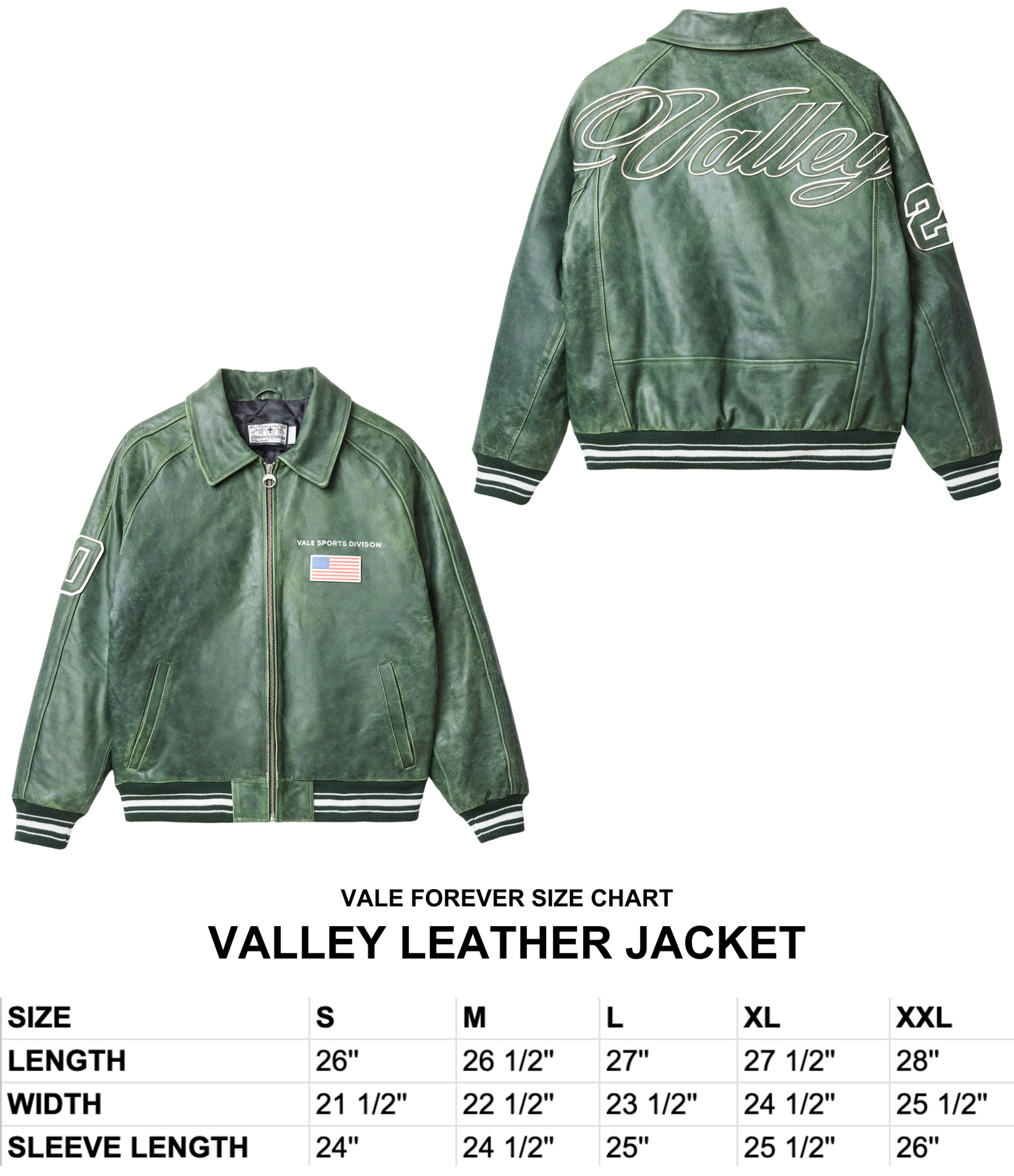 OLIVE VALLEY LEATHER JACKET