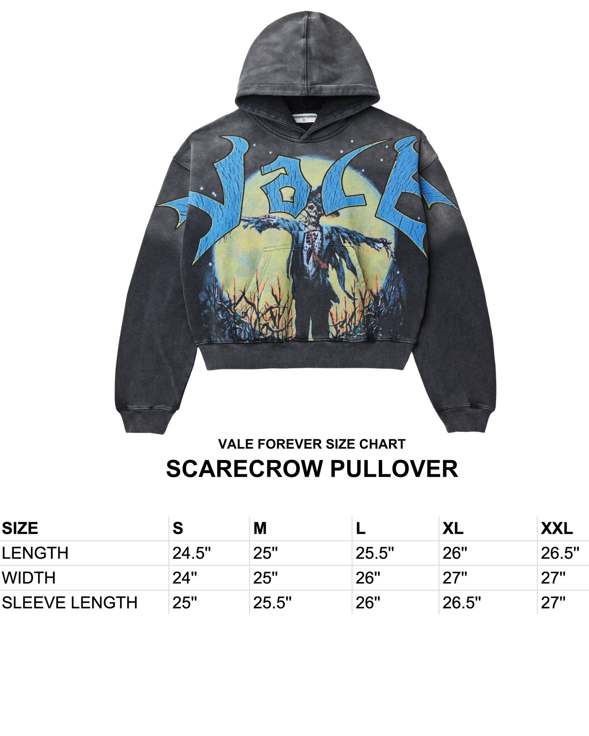 SCARECROW PULLOVER HOODIE – VALE NYC FLAGSHIP