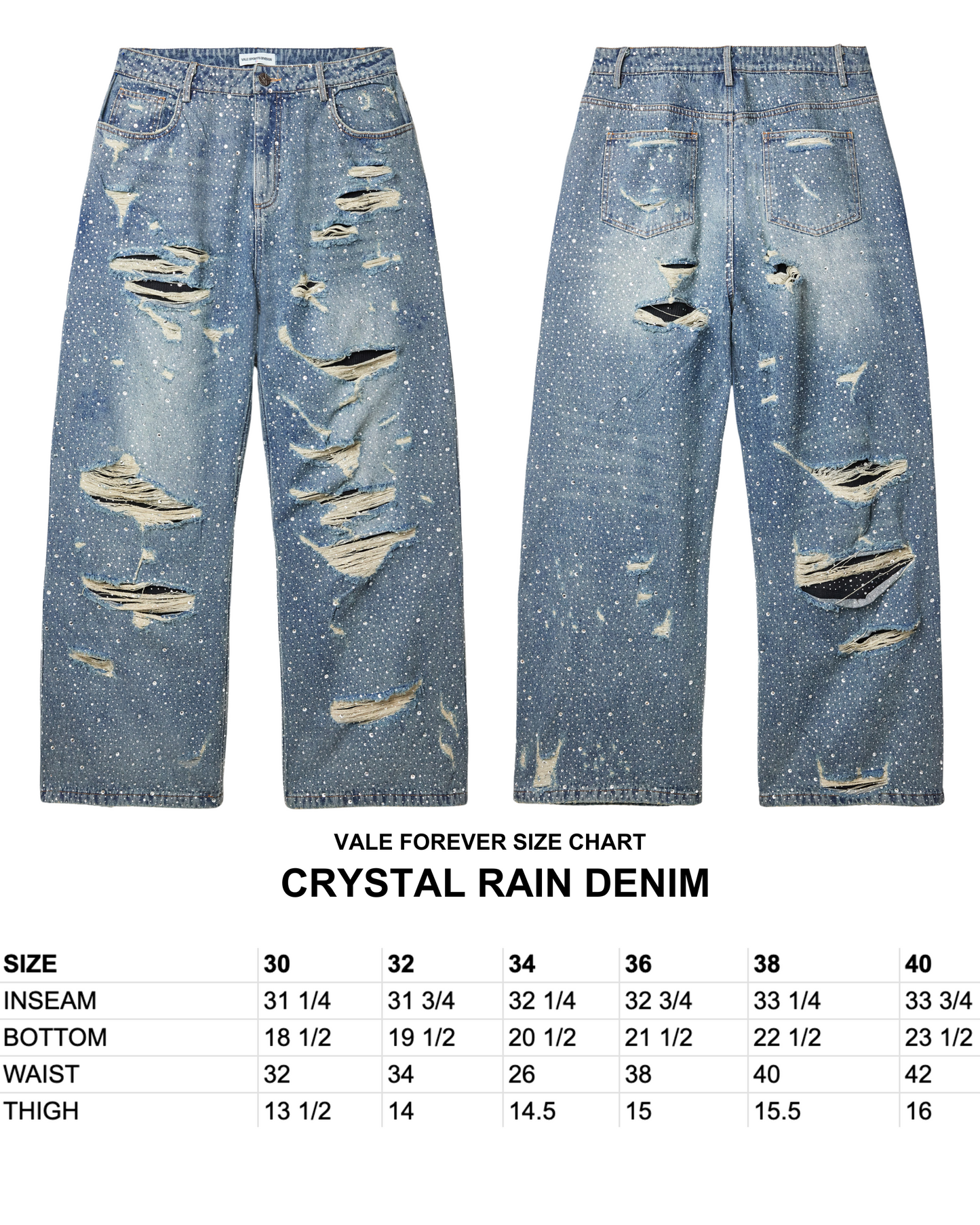 CRYSTAL RAIN DENIM