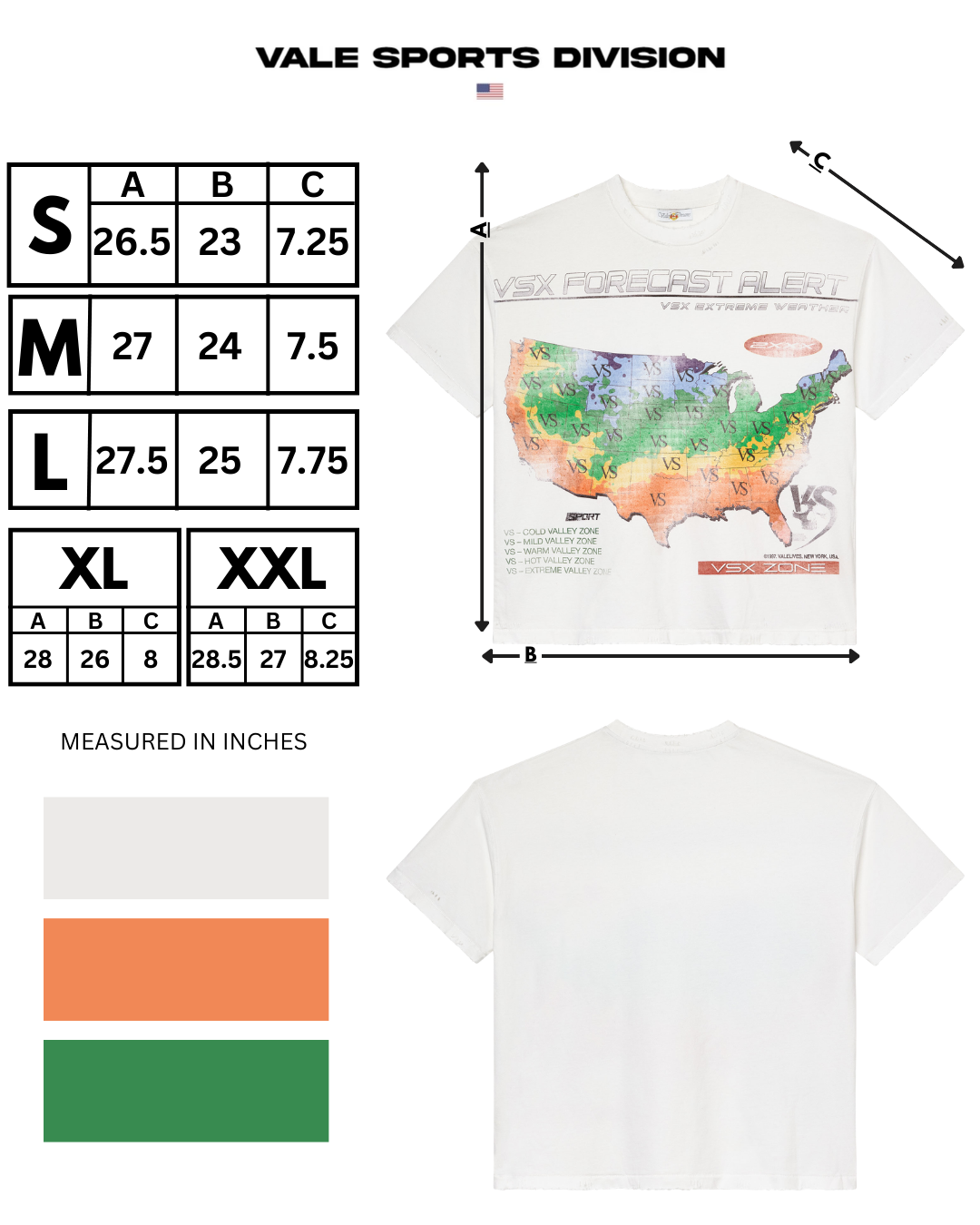 WEATHERMAN TEE [WHITE]