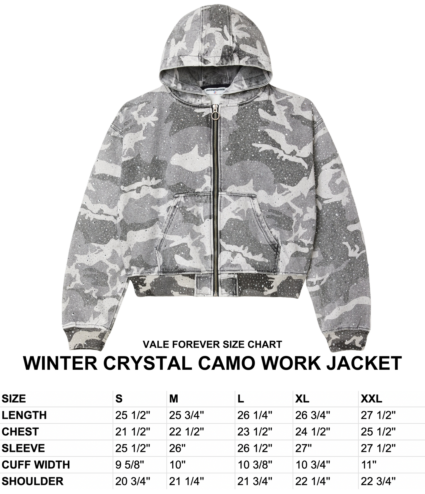 WINTER CRYSTAL CAMO WORK JACKET